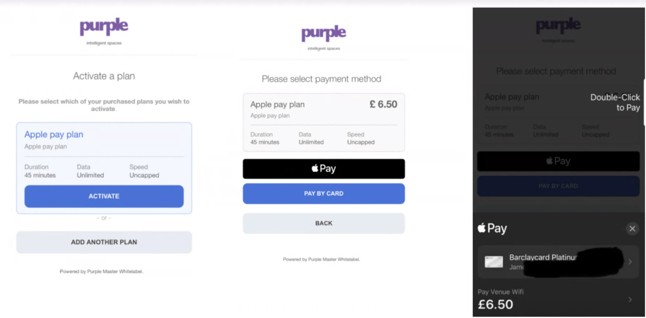 Apple Pay payment option